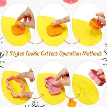 Halloween Plunger Cookie Cutters - Fun Baking Set
