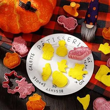 Halloween Plunger Cookie Cutters - Fun Baking Set