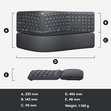 Logitech ERGO K860 - Ultimate Wireless Ergonomic Keyboard