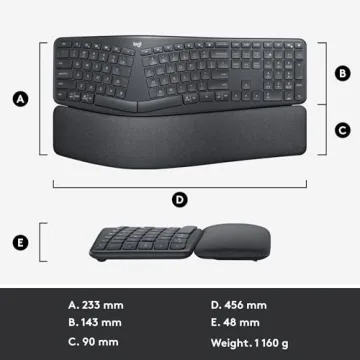 Logitech ERGO K860 - Ultimate Wireless Ergonomic Keyboard