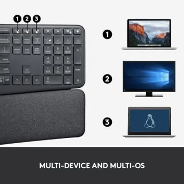 Logitech ERGO K860 - Ultimate Wireless Ergonomic Keyboard