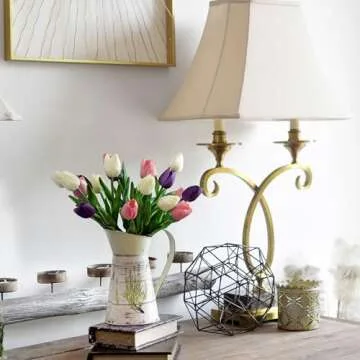 Real Touch Tulips - 15 Faux Stems for Wedding Decor