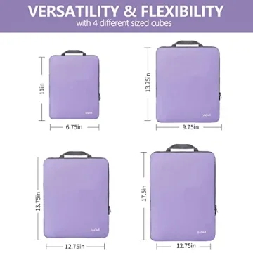 BAGAIL Compression Packing Cubes for Efficient Travel Organization