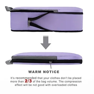 BAGAIL Compression Packing Cubes for Efficient Travel Organization