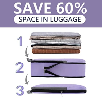 BAGAIL Compression Packing Cubes for Efficient Travel Organization