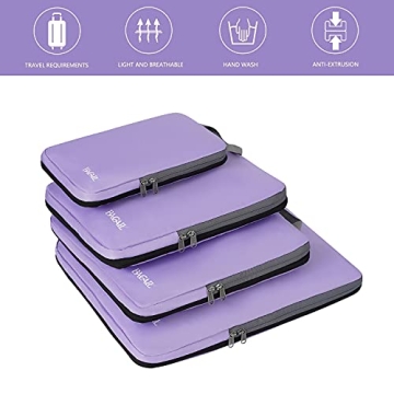 BAGAIL Compression Packing Cubes for Efficient Travel Organization