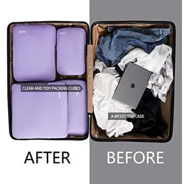 BAGAIL Compression Packing Cubes for Efficient Travel Organization