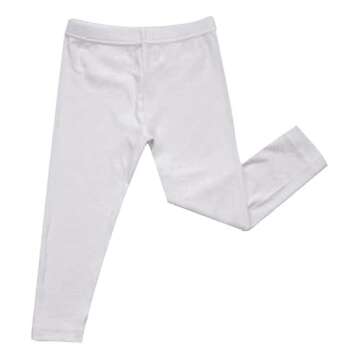 AVAUMA Baby Boys Girls Pajama Set Kids Toddler Snug fit Ribbed Sleepwear pjs for Daily Life Style (XS/White(L))