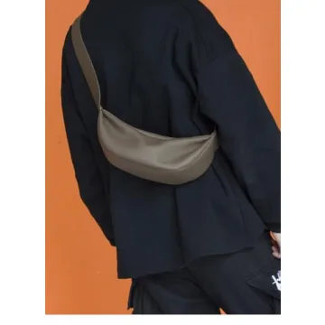 Stylish DONA IN Leather Crescent Sling Bag for Women