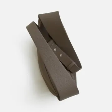 Stylish DONA IN Leather Crescent Sling Bag for Women