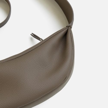 Stylish DONA IN Leather Crescent Sling Bag for Women