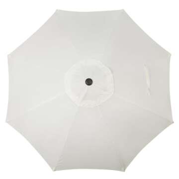 Blissun 9' Patio Umbrella - Durable & Stylish Shade