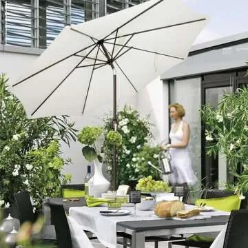 Blissun 9' Patio Umbrella - Durable & Stylish Shade
