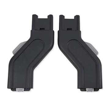 Vista V2 Stroller - Gregory (Blue Melange/Silver/Saddle Leather) + Upper Adapters + RumbleSeat V2 - Gregory (Blue Melange/Silver/Saddle Leather)