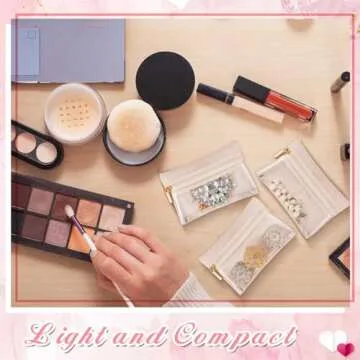 Uiifan 36 Pcs Travel Jewelry Pouch Set for Women Gift