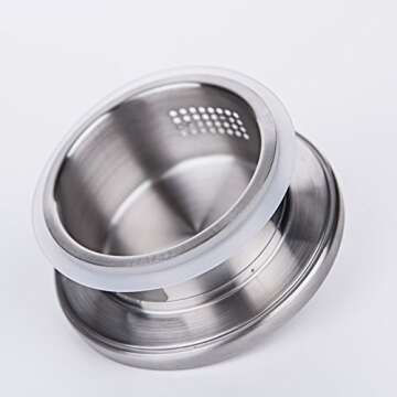 Purefold 100 Ounces Large Glass Pitcher with Lid