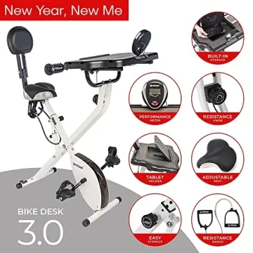 FitDesk Bike Desk 3.0 for Home Office Exercise and Work