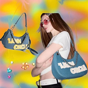 XPONNI Y2K Canvas Bag Retro Tote for Fashion Lovers