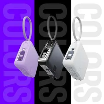 LazyBank 15000mAh Fast Charger Power Bank with AC Plug