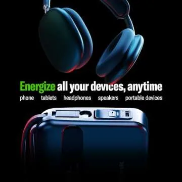 LazyBank 15000mAh Fast Charger Power Bank with AC Plug