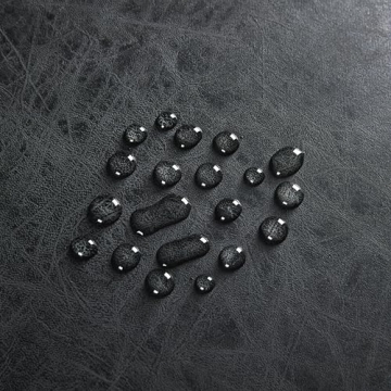 Yaheetech 24 Inch Dark Gray Leather Bar Stools Set of 2