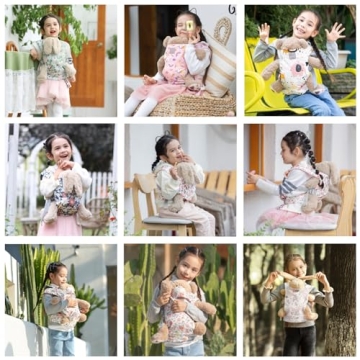 GAGAKU Doll Carrier Adjustable Toy Baby Sling for Dolls