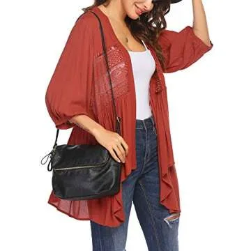 Lightweight Draped Cardigan for Summer Fashion