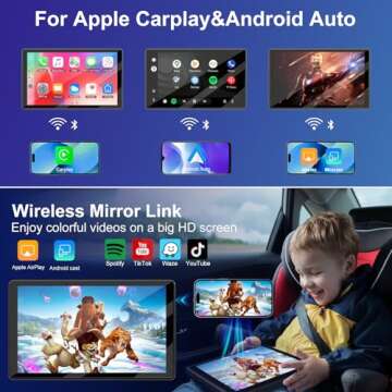 7" HD Carplay Screen for Safe Driving & Connectivity