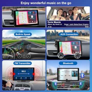 7" HD Carplay Screen for Safe Driving & Connectivity