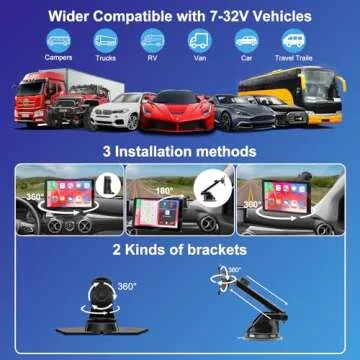 7" HD Carplay Screen for Safe Driving & Connectivity