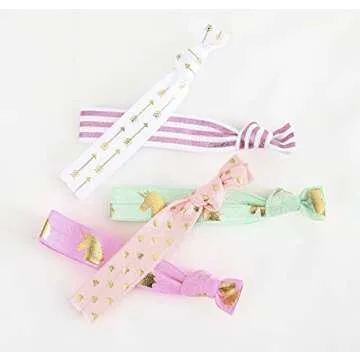 Dazzling Unicorn Hair Ties - Perfect for Kids and Gifts
