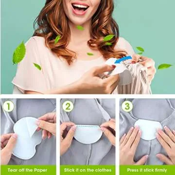 Underarm Sweat Pads - OTTOLIVES PREMIUM QUALITY Fight Hyperhidrosis [100 PCS] for Men and Women Comfortable, Non Visible, Extra Adhesive, Disposable Dress Guards/Shields, Non Sweat Armpit Protection