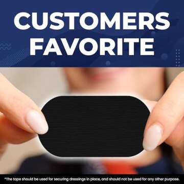 MONIER Comfort Tape (30 Pack) - Pain Free Removal, Hypoallergenic, Latex Free & Gentle On Skin - Ski...