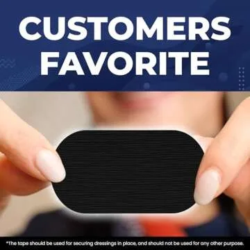 MONIER Comfort Tape (30 Pack) - Pain Free Removal, Hypoallergenic, Latex Free & Gentle On Skin - Ski...