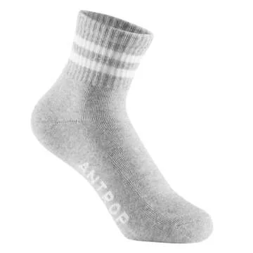 ANT21T Antrop WoMen Quarter Crew Cotton Heel Tab Athletic Running Cushion Socks (3 Pairs) (US, Numeric, 9, 12, Regular, Regular, MIX2)