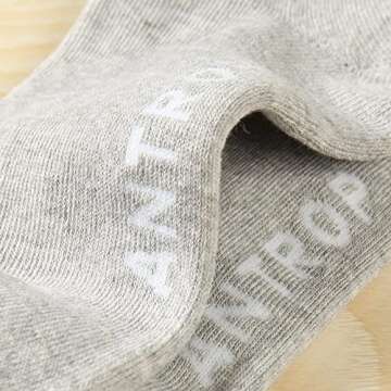 ANT21T Antrop WoMen Quarter Crew Cotton Heel Tab Athletic Running Cushion Socks (3 Pairs) (US, Numeric, 9, 12, Regular, Regular, MIX2)