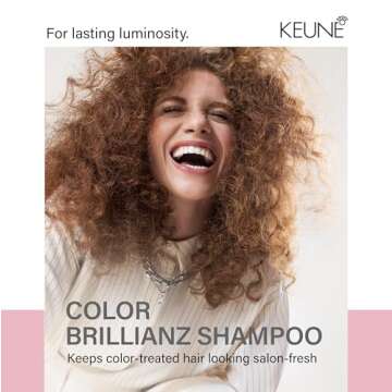 Keune Care Color Brillianz Shampoo, Color-Safe & UV-Protecting Cleanser for Color-Treated Hair, 10.1...