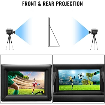 PPXIA 20ft Inflatable Projector Screen for Outdoor Fun