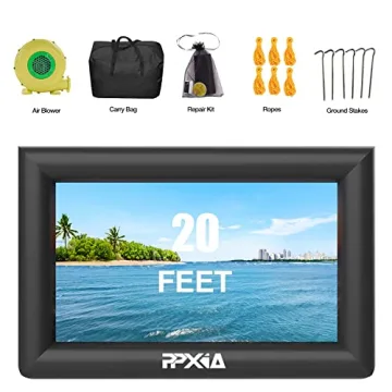 PPXIA 20ft Inflatable Projector Screen for Outdoor Fun