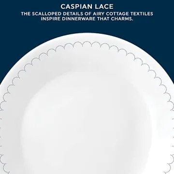 Corelle 6-Piece Appetizer Plates Set - Lightweight & Durable