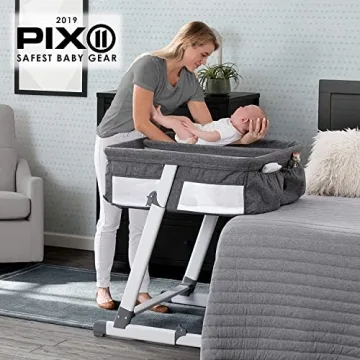 Simmons Kids Bassinet for Twins with Adjustable Height