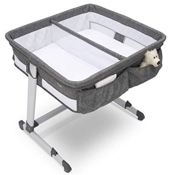 Simmons Kids Bassinet for Twins with Adjustable Height