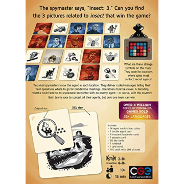 Codenames: Pictures XXL - Engaging Game for Family Fun