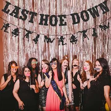 Wulagogo Cowgirl Bachelorette Party Banner - Easy Assembly & Sparkle