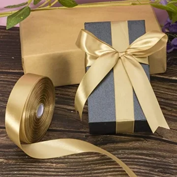 YASEO 1 Inch Quality Satin Ribbon for Gift Wrapping