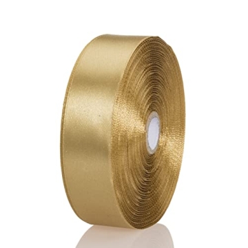 YASEO 1 Inch Quality Satin Ribbon for Gift Wrapping