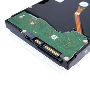 Seagate Exos 26TB Enterprise Hard Drive HDD SATA 6Gb/s 512MB Cache 7200 RPM 512e CMR Helium Sealed 3.5in Hard Drive ST26000NM000C (Renewed)