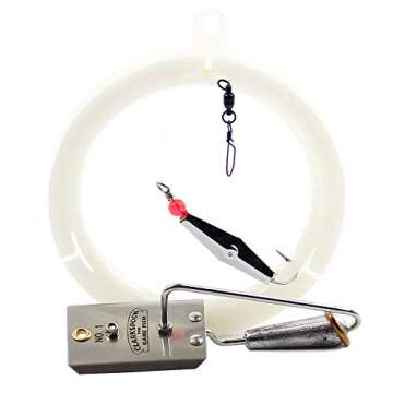 Clarkspoon Planer Kit with leader, leader storage, spoon (#2 Planer Kit w/ #0 Silver Spoon)