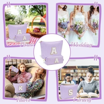 YOOLIFE Personalized Makeup Bag for Women Gift Ideas