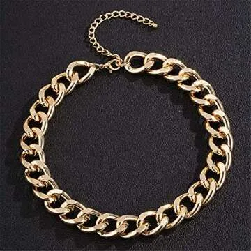 Ingemark Chunky Link Chain Choker Stylish Unisex Jewelry